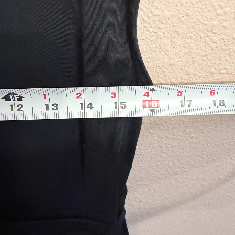 Boden Black Modal Cotton Blend Sash Waist Pocket Jersey Dress US 10R J0122 - Picture 6 of 7